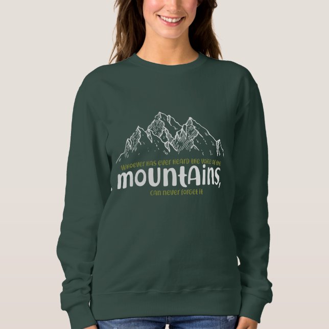 Sudadera The Voice of the Mountains (Anverso)