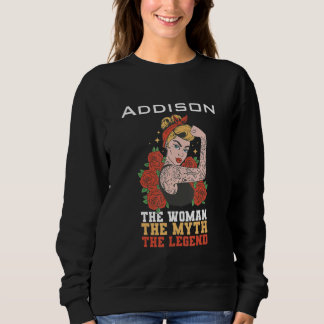 Sudadera The woman the myth the legend Addison