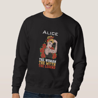 Sudadera The woman the myth the legend Alice Premium
