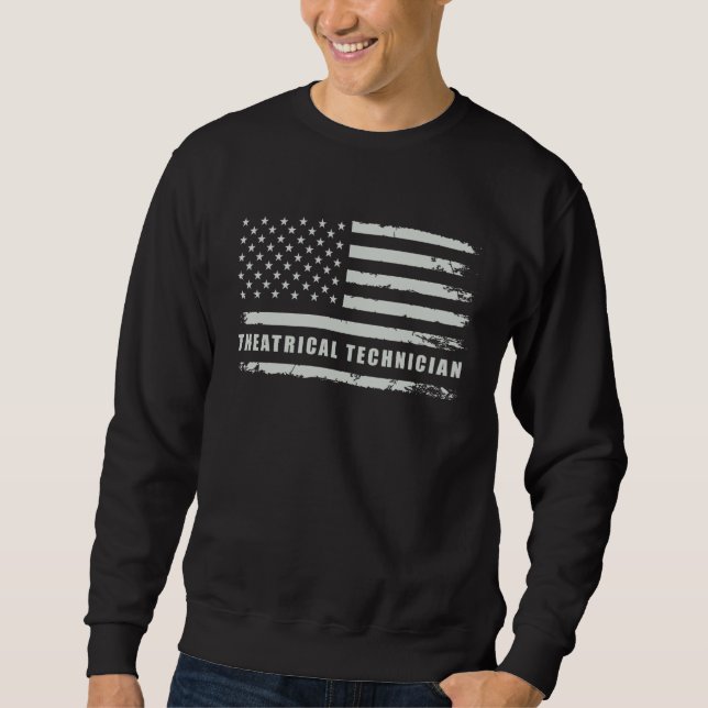 Sudadera Theatrical Technician Theatre Spotlight Theatre St (Anverso)
