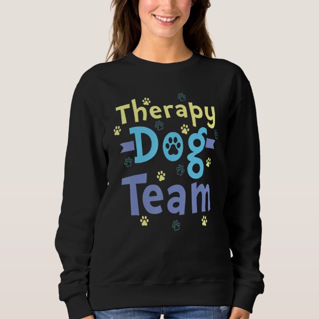 Sudadera Therapy Dog Design - Therapy Dog Team_1 (Anverso)