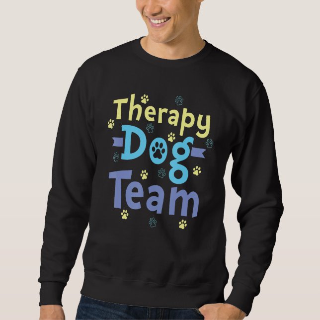 Sudadera Therapy Dog Design - Therapy Dog Team_1 (Anverso)