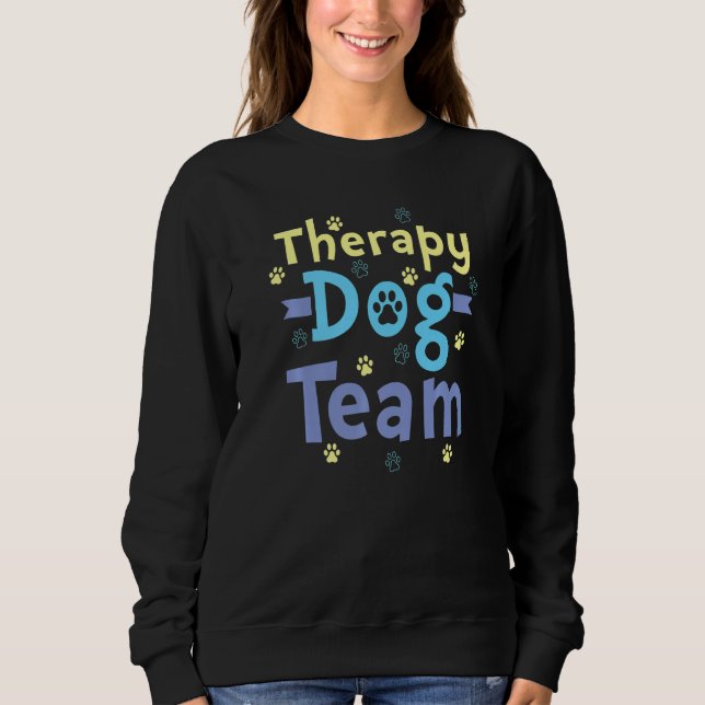 Sudadera Therapy Dog Design - Therapy Dog Team Premium (Anverso)