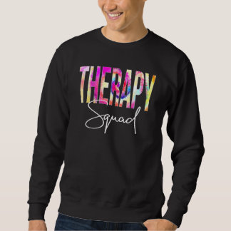 Sudadera Therapy Squad Tie Dye Back To School Women Appreci