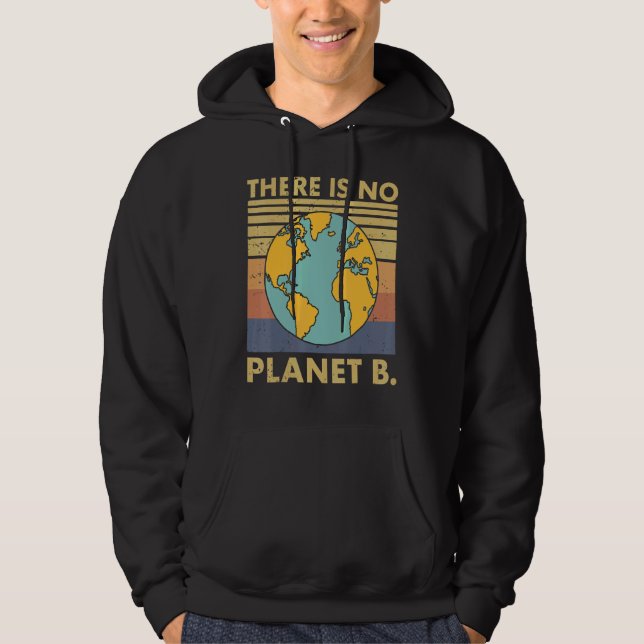 Sudadera There Is No Planet B Retro Sunset Save The Environ (Anverso)