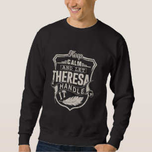 Sudadera Theresa Nombre Nombre Shirt Theresa Nombre Cumplea