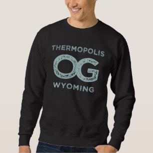 Sudadera Thermopolis Wyoming Muestra el Orgullo de tu Ciuda