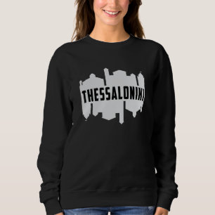 Sudadera Thessaloniki Regalo de paisaje urbano de Grecia