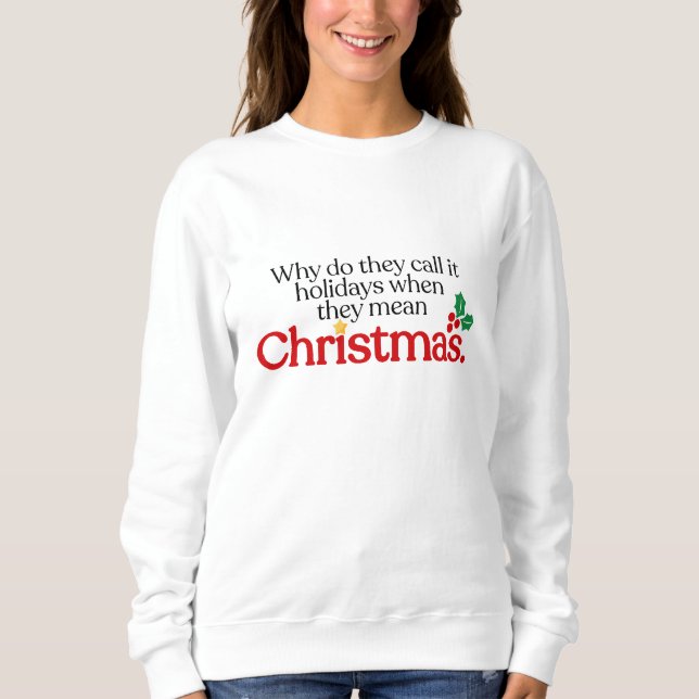 Sudadera They mean Christmas (Anverso)