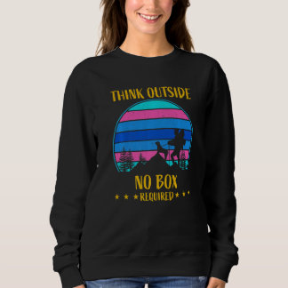 Sudadera Think Outside Box Outfit For Hiking Father's Day