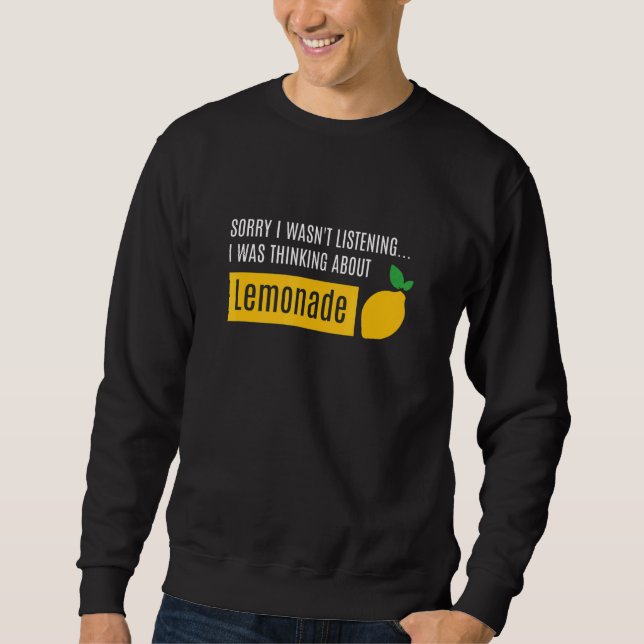 Sudadera Thinking About Summer Lemonade Citrus Fruit (Anverso)