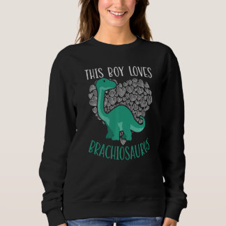 Sudadera This Boy Loves Brachiousaurus Dinosaur Paleontolog