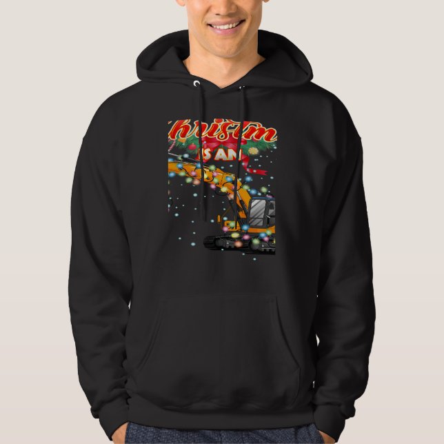 Sudadera This Christmas All I Want is an Excavator (Anverso)