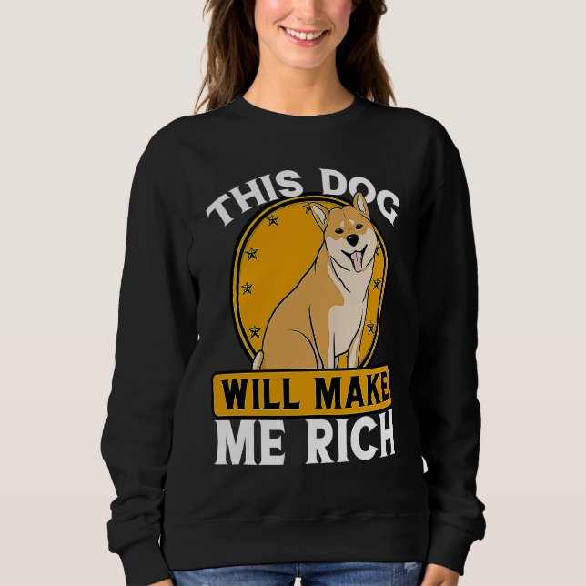 Sudadera This Dog will Make You Rich Cryptocurrency Crypto  (Anverso)