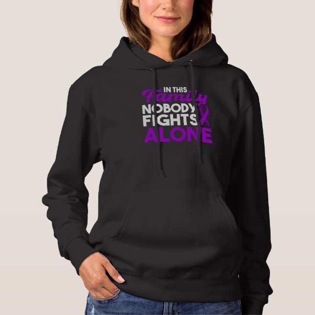 Sudadera This Family Nobody Fights Alone Epilepsy Awareness (Anverso)