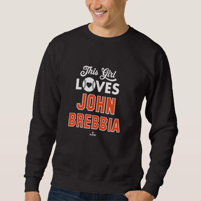 Sudadera This Girl Loves John Brebbia Detroit Baseball MLBP (Anverso)