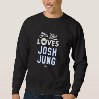 Sudadera This Girl Loves Josh Jung Texas Baseball MLBPA