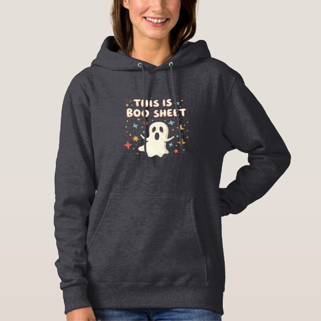Sudadera This Is Boo Sheet | Cute Ghost Halloween Pun (Anverso)