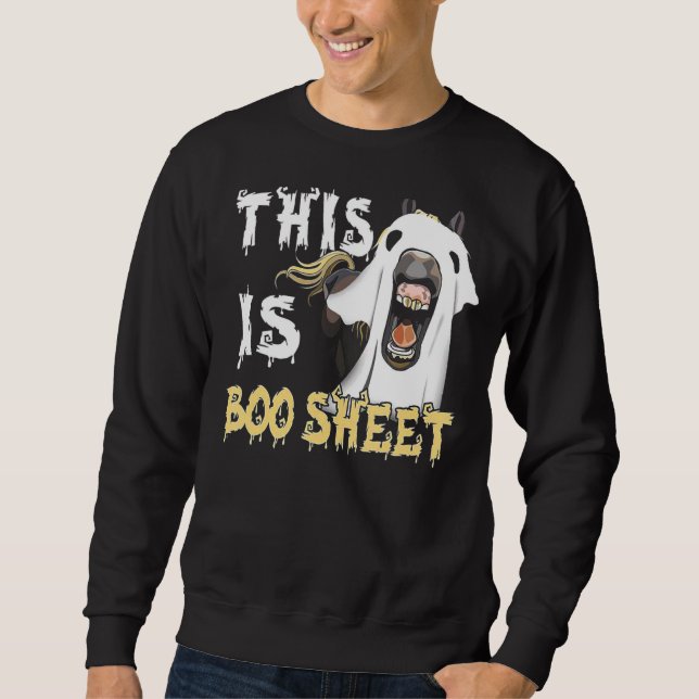 Sudadera This Is Boo Sheet Horse (Anverso)