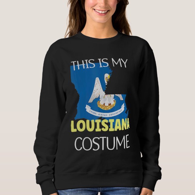 Sudadera This is my American Louisiana Costume Party  Hallo (Anverso)