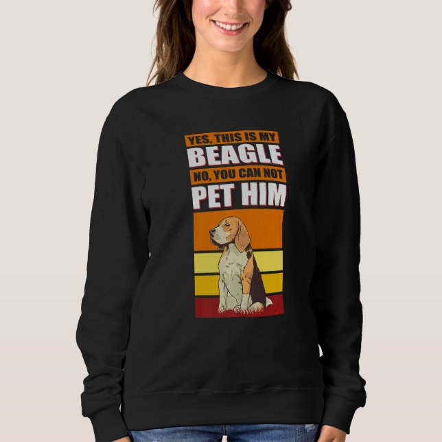 Sudadera This Is My Beagle Dog Owner Beagle (Anverso)