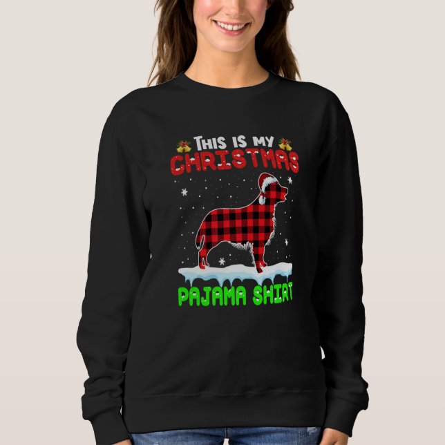 Sudadera This Is My Christmas Pajama  Golden Retriever Dog (Anverso)