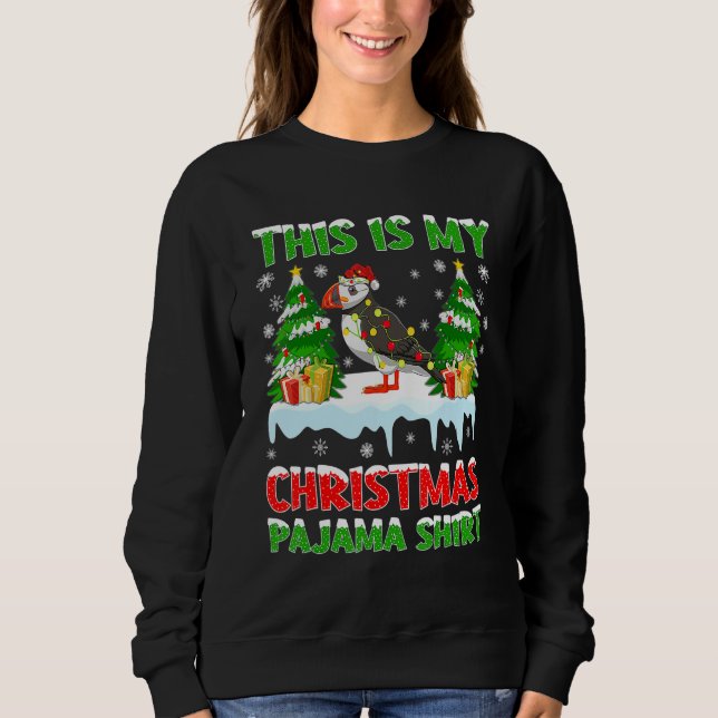 Sudadera This Is My Christmas Pajama  Puffin Christmas 1 (Anverso)