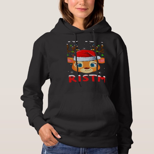 Sudadera This Is My Christmas Pajama  Santa Reindeer Xmas (Anverso)
