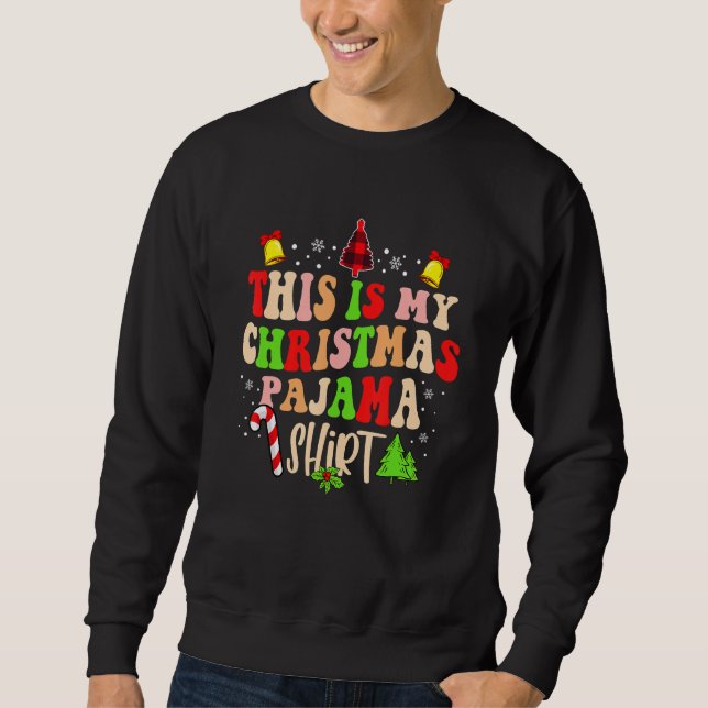 Sudadera This Is My Christmas  Retro  Santa Xmas Men Women (Anverso)