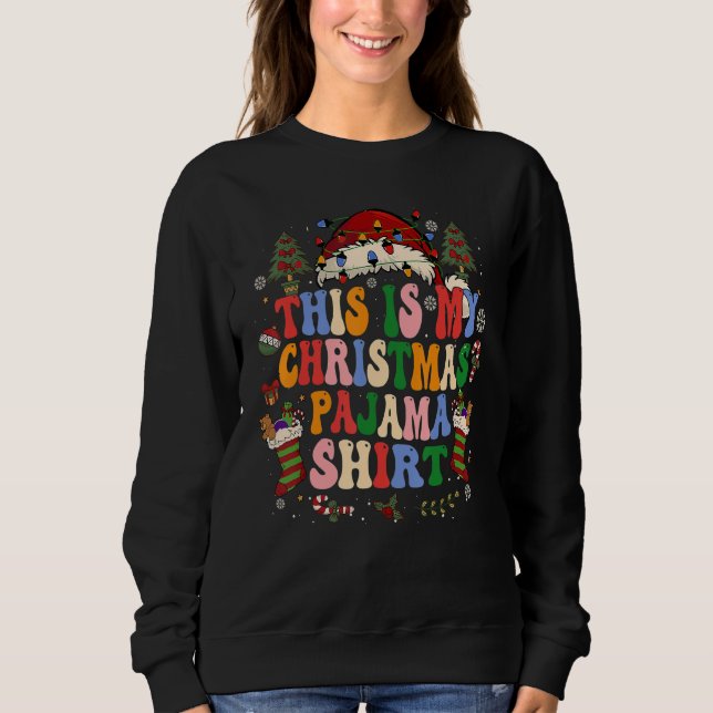 Sudadera This Is My Christmas Retro  Santa Xmas Men Women 3 (Anverso)