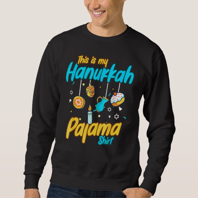 Sudadera This Is My Hanukkah Pajamakah Hanukkah  Pjs (Anverso)