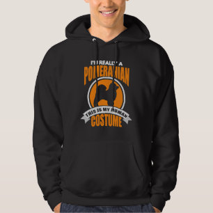 Sudadera This Is My Human Costume I M Really A Pomeranian