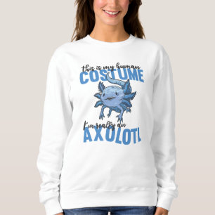 Sudadera this is my human costume im really an axolotl