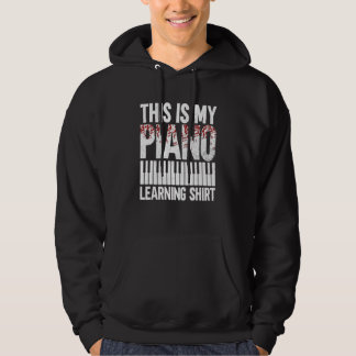 Sudadera This Is My Piano Learning Shirt - Pianist Piano Pl