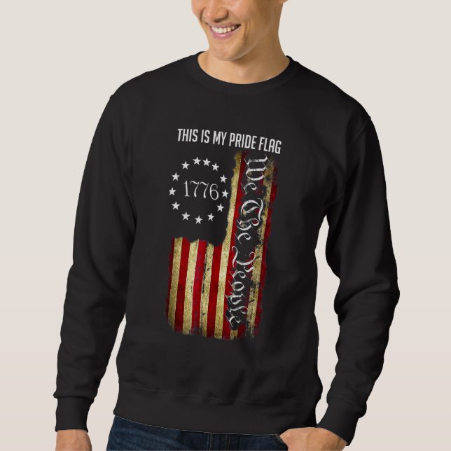 Sudadera This Is My Pride Flag American USA 4th of July Mem (Anverso)
