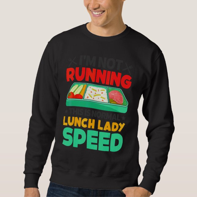 Sudadera This Is Normal Lunch Lady Back to School Retro App (Anverso)