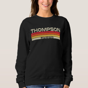 Sudadera Thompson Surname Birthday Family Reunion 80s 90s