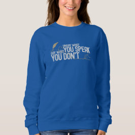 Sudadera Thought-Provoking Crewneck Sweatshirt