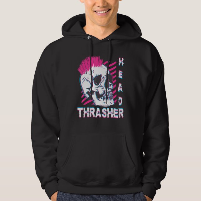 Sudadera Thrasher Head Shirt Distressed Skull Vintage Skate (Anverso)