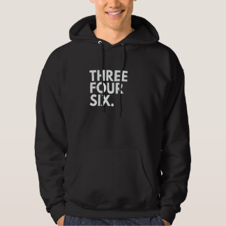 Sudadera THREE FOUR SIX Area Code 346 Houston TX Texas USA