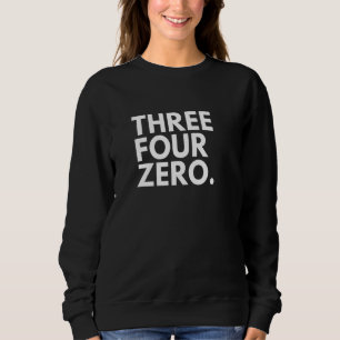 Sudadera THREE FOUR ZERO Código de área 340 Islas Vírgenes