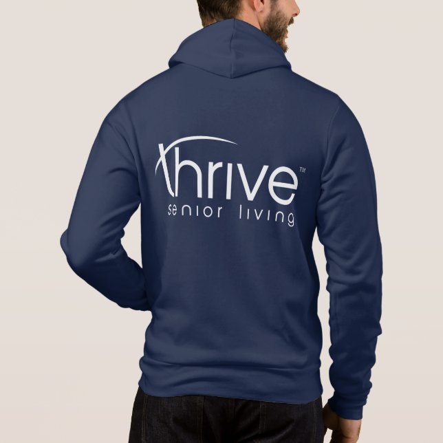 Sudadera Thrive con Cremallera (Reverso)