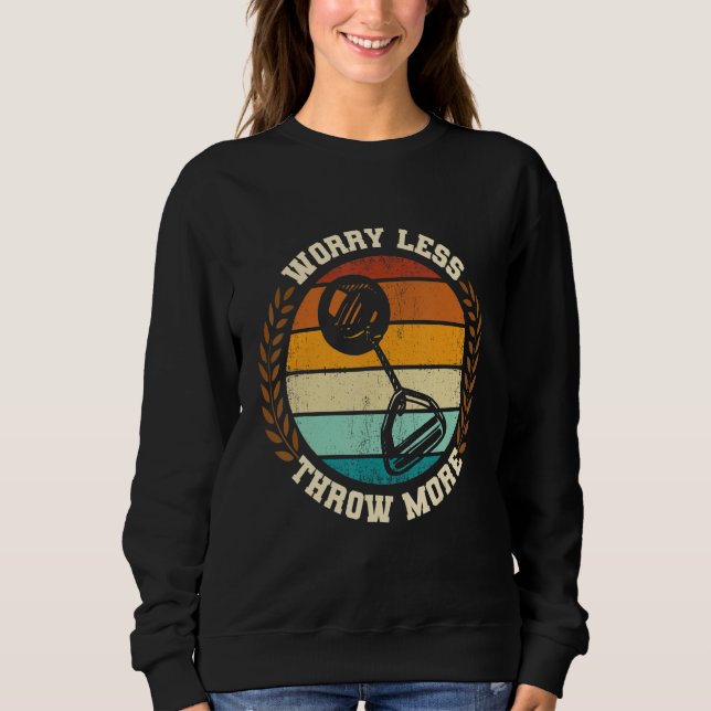 Sudadera Throw More Hammer Throwing Thrower Track Field App (Anverso)