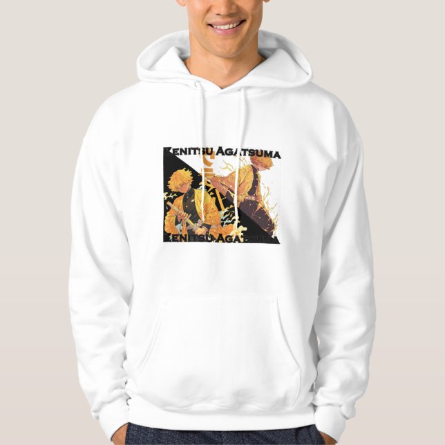 Sudadera “Thunder Breathing Shadow – Zenitsu Tee” (Anverso)