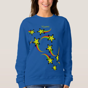 Sudadera Thunder_Cove: Estrellas de tiro con arco iris
