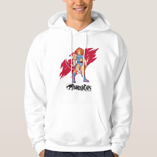 Sudadera ThunderCats | Gráfica de caracteres de león-O (Anverso)