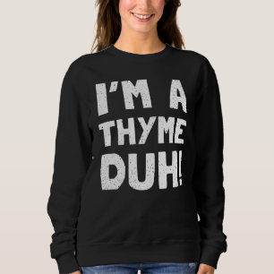 Sudadera Thyme Halloween Costume Boy Chica hierba para niño