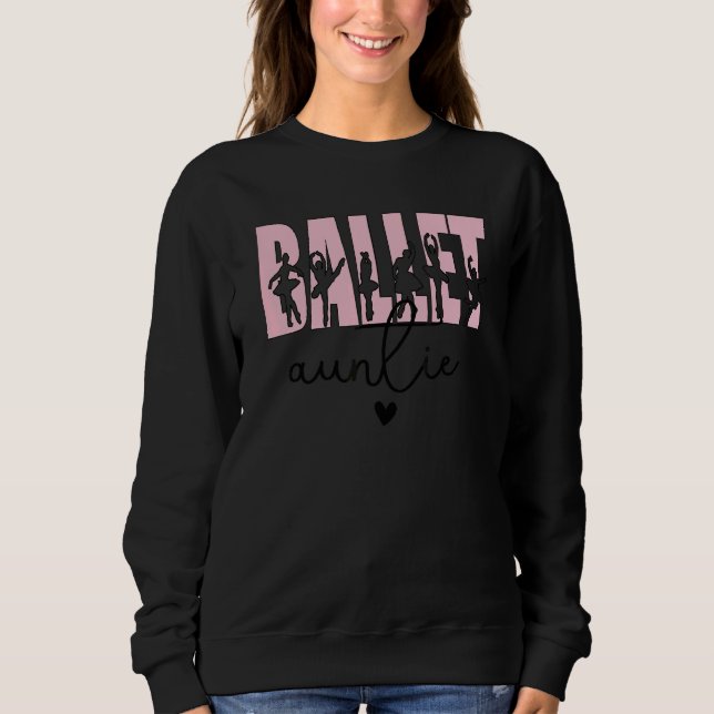 Sudadera Tía De Ballet Ballerina Tía De Una Bailarina De Ba (Anverso)