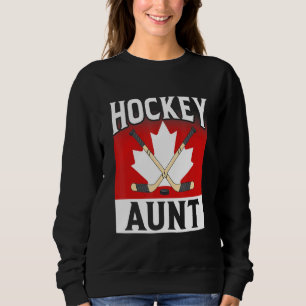 Sudadera Tía de hockey Canadá Bandera de arce