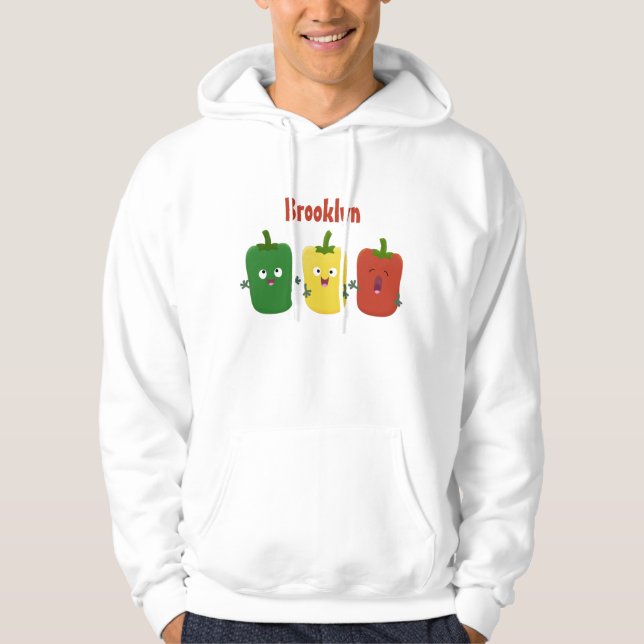 Sudadera Tía de pimiento picante capsicum trío canto person (Anverso)